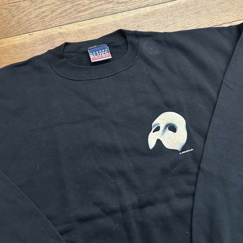 Vintage 1986 Phantom Of The Opera Double Sided Fleece 80s Sweatshirt XL
